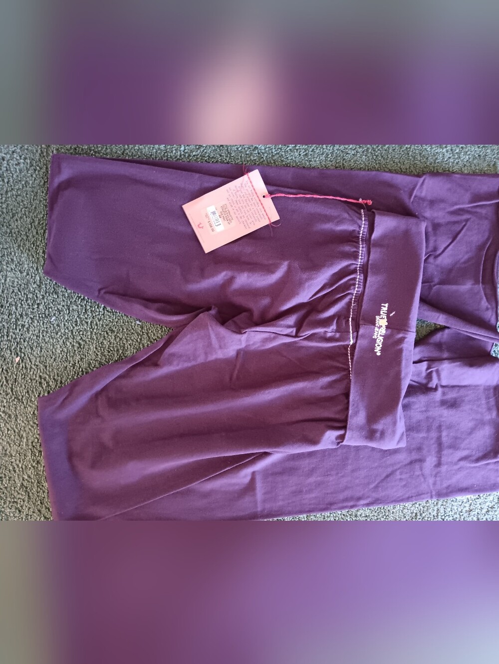 True Religion Wide Leg Yoga Pants Or Leggings.